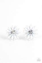 Load image into Gallery viewer, Sunshiny DAIS-y - White Post Earrings