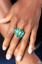 Load image into Gallery viewer, Iridescently Interstellar - Green Ring