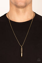 Load image into Gallery viewer, Mysterious Marksman - Brass Necklace