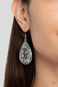 Two PERENNIALS in a Pod - Green Earrings