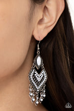 Load image into Gallery viewer, Dearly Debonair - White Earrings