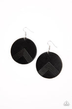 Load image into Gallery viewer, On the Edge of Edgy - Black Earrings