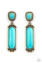 Load image into Gallery viewer, Southern Charm - Brass Post Earrings