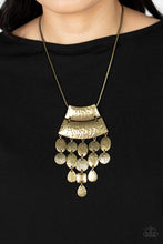 Load image into Gallery viewer, Totem Trek - Brass Necklace