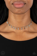 Load image into Gallery viewer, Chiming Charmer - Silver Choker Necklace