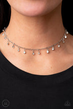 Load image into Gallery viewer, Bringing SPARKLE Back - White Choker Necklace