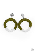 Load image into Gallery viewer, Thats a WRAPAROUND - Green Post Earrings
