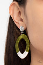 Load image into Gallery viewer, Thats a WRAPAROUND - Green Post Earrings