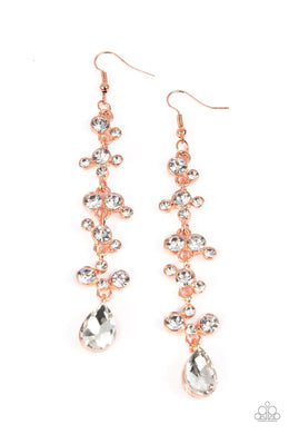Wedding Day Dazzle - Copper Earrings