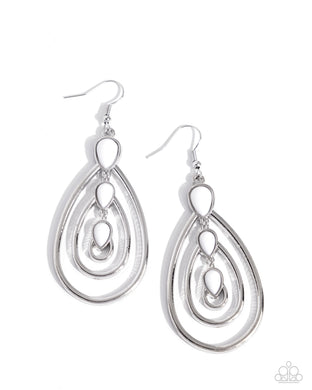 Sweat and TIERS - White Earrings