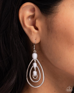 Sweat and TIERS - White Earrings