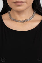 Load image into Gallery viewer, Cause a Commotion - Silver Choker Necklace