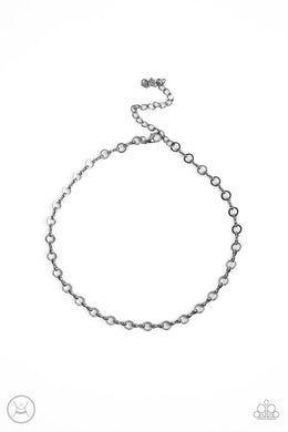 Keepin it Chic - Black Gunmetal Choker Necklace