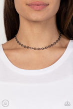 Load image into Gallery viewer, Keepin it Chic - Black Gunmetal Choker Necklace