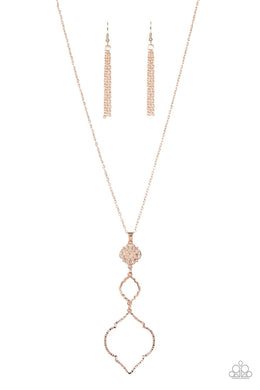 Marrakesh Mystery - Rose Gold Necklace