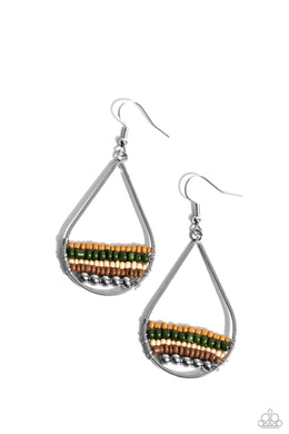 Mojave Mardi Gras - Green Earrings