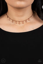 Load image into Gallery viewer, Chiming Charmer - Copper Choker Necklace