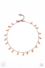 Load image into Gallery viewer, Chiming Charmer - Copper Choker Necklace
