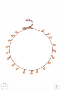 Chiming Charmer - Copper Choker Necklace