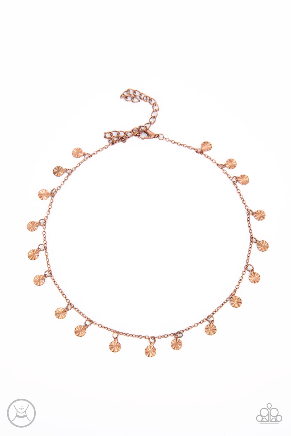 Chiming Charmer - Copper Choker Necklace