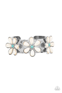 Desert Flower Patch - Multicolor Cuff Bracelet