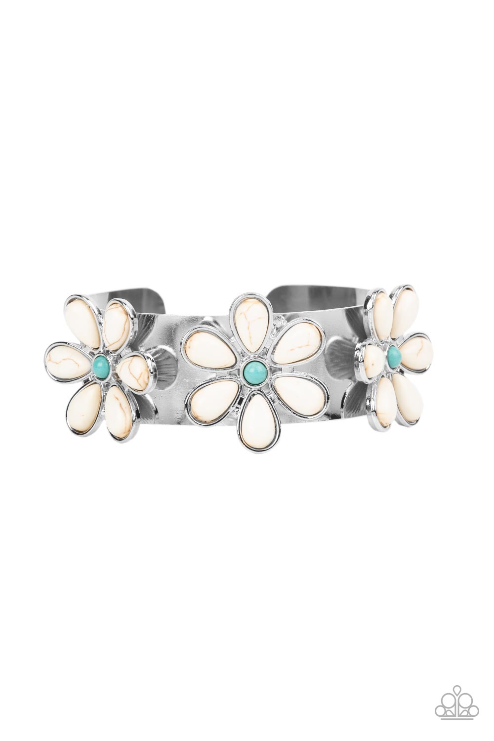 Desert Flower Patch - Multicolor Cuff Bracelet
