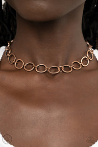 90s Nostalgia - Copper Choker Necklace