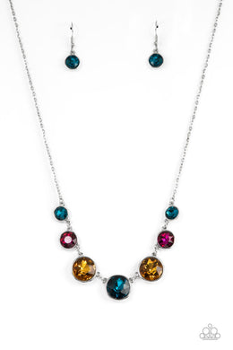 Pampered Powerhouse - Multicolor Necklace