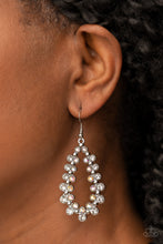 Load image into Gallery viewer, Its About to GLOW Down - White Earrings