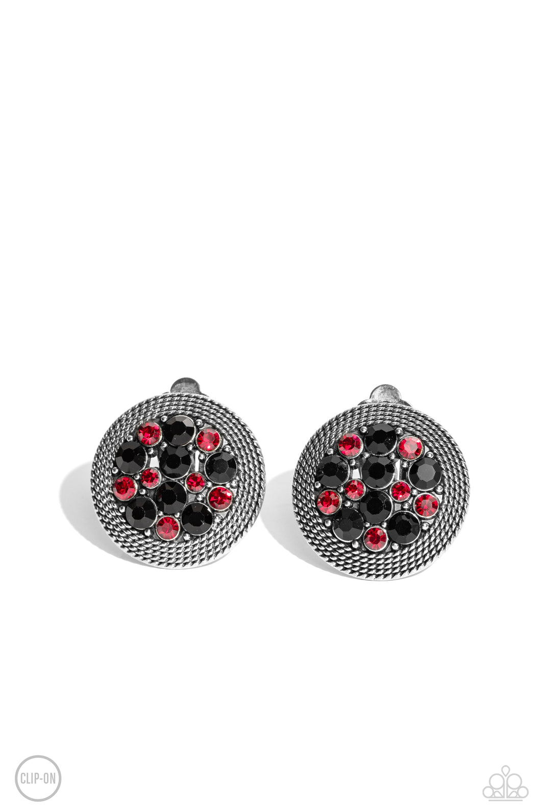 Stellar Status - Multicolor Clip-On Earrings