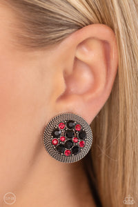 Stellar Status - Multicolor Clip-On Earrings
