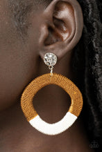 Load image into Gallery viewer, Thats a WRAPAROUND - Brown Post Earrings