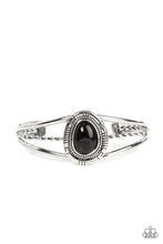 Load image into Gallery viewer, Ethereal Enthusiast - Black Cuff Bracelet