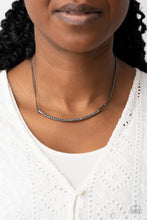 Load image into Gallery viewer, Collar Poppin Sparkle - Black Gunmetal Necklace