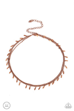 Monochromatic Magic - Copper Choker Necklace