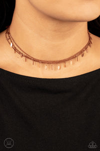Monochromatic Magic - Copper Choker Necklace