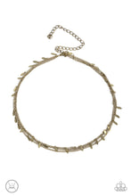 Load image into Gallery viewer, Monochromatic Magic - Brass Choker Necklace