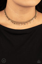 Load image into Gallery viewer, Monochromatic Magic - Brass Choker Necklace