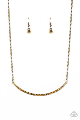 Collar Poppin Sparkle - Brass Necklace