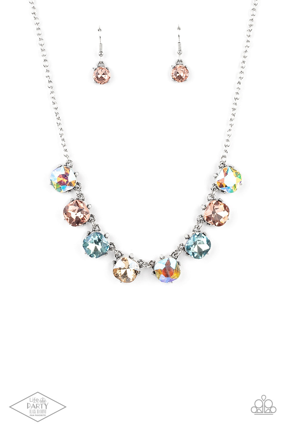 Dreamy Decorum - Multicolor Necklace