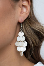 Load image into Gallery viewer, Tropical Tryst - White Earrings