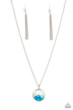 Load image into Gallery viewer, Completely Crushed - Blue Necklace