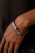 Load image into Gallery viewer, Dare to Flare - Black Gunmetal Hinged Bracelet