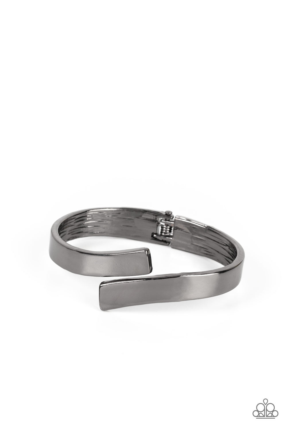 Dare to Flare - Black Gunmetal Hinged Bracelet
