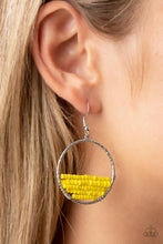 Load image into Gallery viewer, Head-Over-Horizons - Yellow Earrings