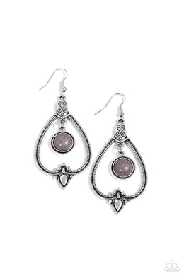 Rocky Mountain Royalty - Silver Earrings