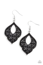 Load image into Gallery viewer, Thessaly Terrace - Black Earrings
