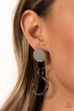 Load image into Gallery viewer, Industrialized Fashion - Black Gunmetal Post Earrings