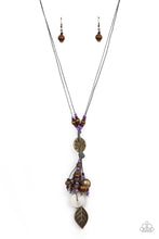 Load image into Gallery viewer, Knotted Keepsake - Purple Necklace