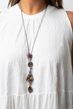 Load image into Gallery viewer, Knotted Keepsake - Purple Necklace
